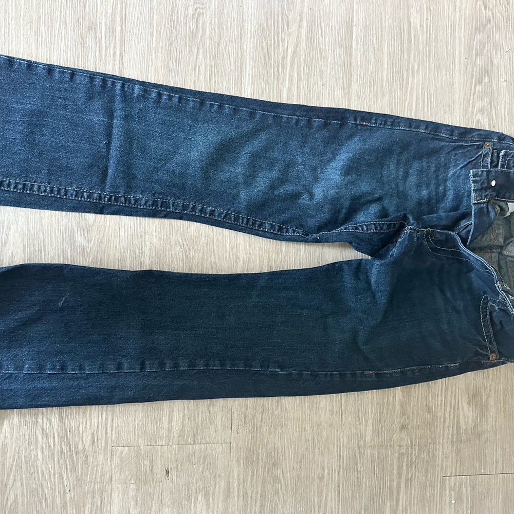 Dark Blue Denim Jeans